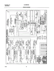 10 - Wiring Diagram parts for Frigidaire Range GLES388ASE from AppliancePartsPros.com