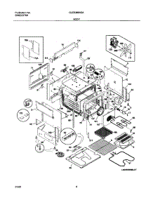 05 - Body parts for Frigidaire Range GLES388ASA from AppliancePartsPros.com