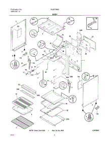 07 - Body parts for Frigidaire Range GLGF366ASA from AppliancePartsPros.com