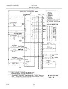 12 - Wiring Diagram parts for Frigidaire Range FGGF304DLW1 from AppliancePartsPros.com