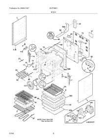 05 - Body parts for Frigidaire Range GLEF396CSC from AppliancePartsPros.com
