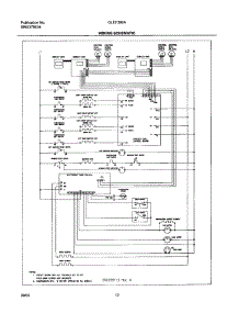 10 - Wiring Schematic parts for Frigidaire Range GLEF396AQC from AppliancePartsPros.com