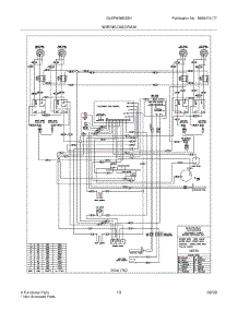13 - Wiring Diagram parts for Frigidaire Range GLEFM385DSH from AppliancePartsPros.com