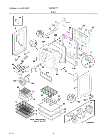 05 - Body parts for Frigidaire Range GLEFM97FPWD from AppliancePartsPros.com
