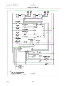 10 - Wiring Schematic parts for Frigidaire Range GLEF396CSD from AppliancePartsPros.com