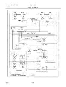 10 - Wiring Schematic parts for Frigidaire Range GLEFM397DBA from AppliancePartsPros.com