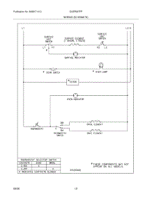 12 - Wiring Schematic parts for Frigidaire Range GLEFM97FPBB from AppliancePartsPros.com