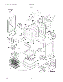 05 - Body parts for Frigidaire Range GLEFM97GPWA from AppliancePartsPros.com
