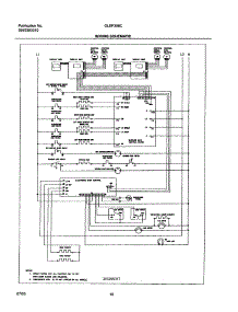 10 - Wiring Schematic parts for Frigidaire Range GLEF396CQB from AppliancePartsPros.com