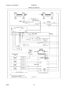 12 - Wiring Schematic parts for Frigidaire Range GLEFM397DSB from AppliancePartsPros.com