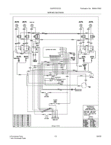 13 - Wiring Diagram parts for Frigidaire Range GLEFS79DCG from AppliancePartsPros.com