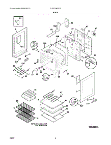 05 - Body parts for Frigidaire Range GLEFZ369FCF from AppliancePartsPros.com