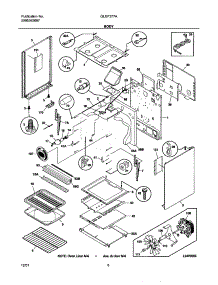 07 - Body parts for Frigidaire Range GLGF377AQD from AppliancePartsPros.com