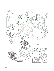 05 - Body parts for Frigidaire Range GLEFZ379FCB from AppliancePartsPros.com