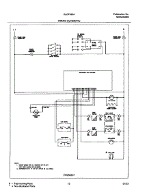 13 - Wiring Schematic parts for Frigidaire Range GLGF388ASE from AppliancePartsPros.com