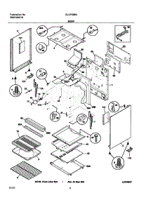 07 - Body parts for Frigidaire Range GLGFS66ASE from AppliancePartsPros.com