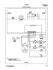 13 - Wiring Diagram parts for Frigidaire Range GLGF388ABA from AppliancePartsPros.com