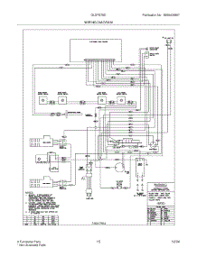 13 - Wiring Diagram parts for Frigidaire Range GLGFS75DCB from AppliancePartsPros.com