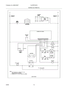 14 - Wiring Schematic parts for Frigidaire Range GLGFS75DCG from AppliancePartsPros.com