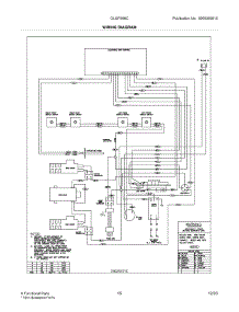 15 - Wiring Diagram parts for Frigidaire Range GLGFS66CBB from AppliancePartsPros.com