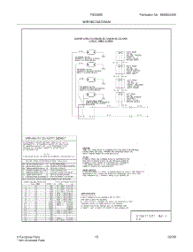 13 - Wiring Diagram parts for Frigidaire Range FGS365ESH from AppliancePartsPros.com