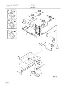 05 - Burner parts for Frigidaire Range FLF337EUE from AppliancePartsPros.com