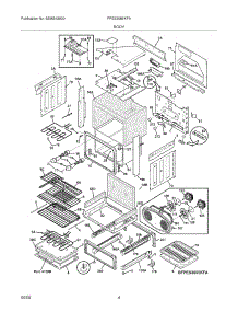 05 - Body parts for Frigidaire Range FPES3085KFA from AppliancePartsPros.com