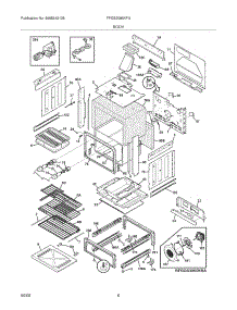 07 - Body parts for Frigidaire Range FPGS3085KFA from AppliancePartsPros.com