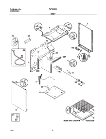 07 - Body parts for Frigidaire Range FLF335CHTB from AppliancePartsPros.com