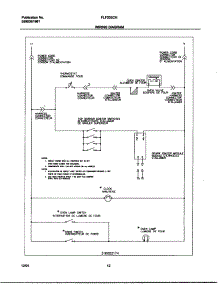 12 - Wiring Diagram parts for Frigidaire Range FLF335CHTB from AppliancePartsPros.com