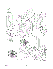 05 - Body parts for Frigidaire Range GLEFS79DBF from AppliancePartsPros.com