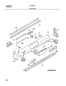 03 - Backguard parts for Frigidaire Range GLES388ASD from AppliancePartsPros.com