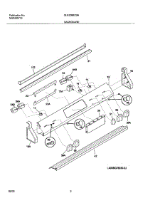 03 - Backguard parts for Frigidaire Range GLES388CSA from AppliancePartsPros.com