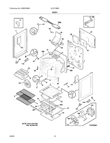 07 - Body parts for Frigidaire Range GLGF386DSM from AppliancePartsPros.com