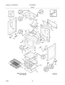07 - Body parts for Frigidaire Range GLGF382DSE from AppliancePartsPros.com