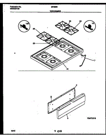 06 - Cooktop And Drawer Parts parts for Frigidaire Range GP32BNW7 from AppliancePartsPros.com