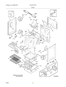 07 - Body parts for Frigidaire Range GLGFZ376FCF from AppliancePartsPros.com