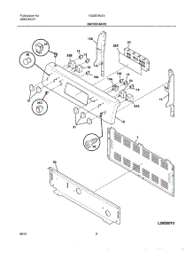 03 - Backguard parts for Frigidaire Range NGSE3WZAQA from AppliancePartsPros.com