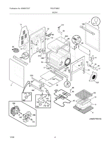 05 - Body parts for Frigidaire Range PGLEF385CQ3 from AppliancePartsPros.com
