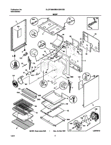 07 - Body parts for Frigidaire Range GLGF388ASB from AppliancePartsPros.com
