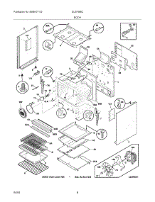 07 - Body parts for Frigidaire Range GLGF388CQD from AppliancePartsPros.com