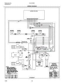12 - Wiring Diagram parts for Frigidaire Range GLGF388CSB from AppliancePartsPros.com