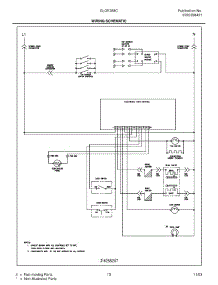 13 - Wiring Schematic parts for Frigidaire Range GLGF388CSB from AppliancePartsPros.com