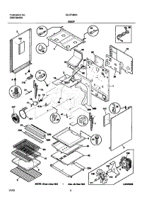 07 - Body parts for Frigidaire Range GLGF388AQE from AppliancePartsPros.com