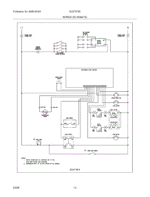 14 - Wiring Schematic parts for Frigidaire Range GLGFS75DSG from AppliancePartsPros.com