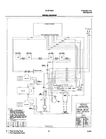 13 - Wiring Diagram parts for Frigidaire Range GLGFS66ABE from AppliancePartsPros.com