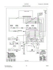 15 - Wiring Diagram parts for Frigidaire Range GLGFS75DSF from AppliancePartsPros.com