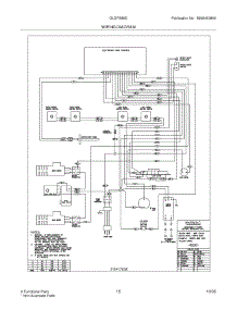 15 - Wiring Diagram parts for Frigidaire Range GLGFS86DQE from AppliancePartsPros.com