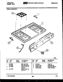 03 - Cooktop Parts parts for Frigidaire Range GP32BNL3 from AppliancePartsPros.com