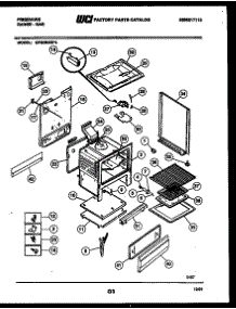 05 - Body Parts parts for Frigidaire Range GP32BNW4 from AppliancePartsPros.com